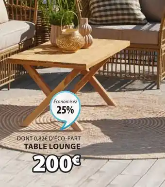 JYSK Table lounge offre
