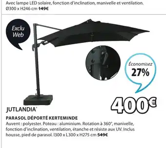 JYSK Parasol deporte kerteminde offre