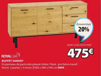 JYSK Buffet sandby offre