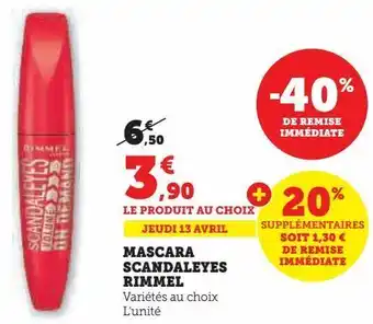 Mascara scandaleyes rimmel