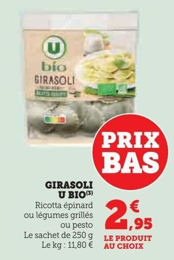 Hyper U Girasoli u bio offre