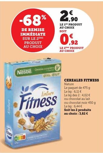Hyper U Cereales fitness offre