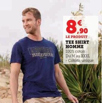 Hyper U Tee shirt homme offre
