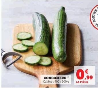 Hyper U Concombre offre