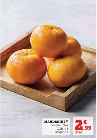 Hyper U Mandarine offre
