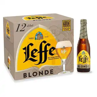 Auchan Supermarché Bière blonde leffe offre
