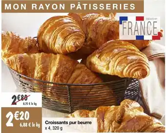 Migros Croissants au beurre offre