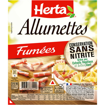 Auchan Supermarché Allumettes fumées herta offre