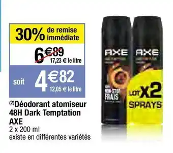 Déodorant axe