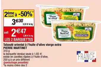 Plats cuisinés pierre martinet