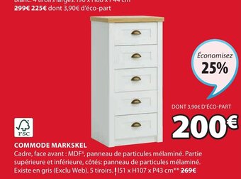 JYSK Commode markskel offre