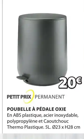 JYSK Poubelle a pedale oxie offre