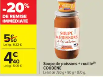 Soupe de poissons + rouille