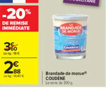 Carrefour Market Brandade de morue offre