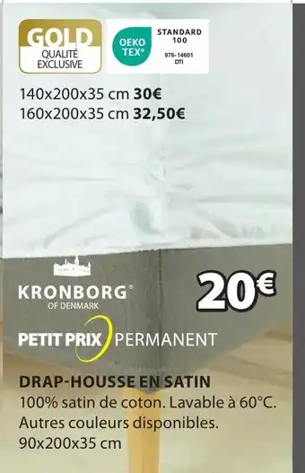 JYSK Drap-Housse En Satin offre