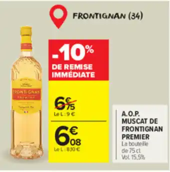 A.O.P muscat de frontignan premier