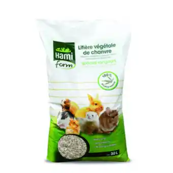 Médor et Compagnie Hygiène rongeur – hamiform litière chanvre pour rongeurs – 30 l offre