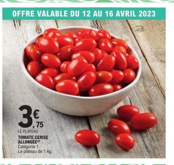 E.Leclerc Tomate Cerise Allongée offre