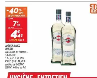 Apéritifs bianco martini