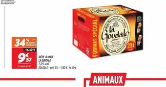 Bière blonde la goudale