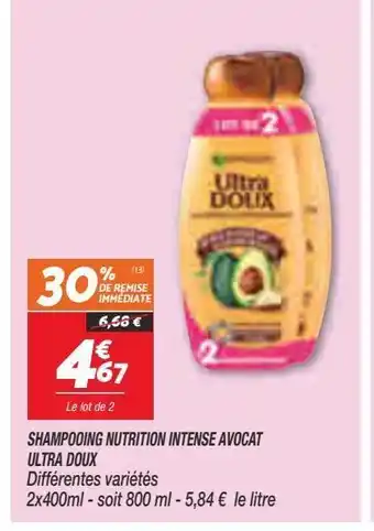 Netto Shampoing nutrition intense avocat ultra doux offre