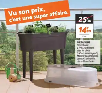 Netto Table potagere offre