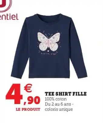 Super U Tee Shirt Fille offre