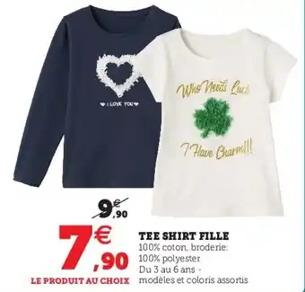 Super U Tee Shirt Fille offre