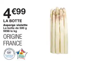 Monoprix Asperge violette offre