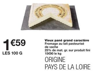 Monoprix Vieux pané grand caractère offre