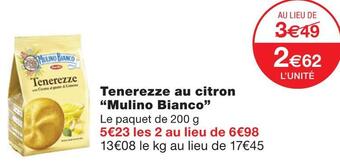Mulino bianco tenerezze au citron