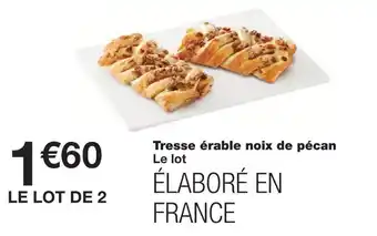 Monoprix Tresse érable noix de pécan offre