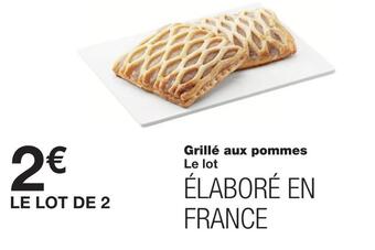 Monoprix Grillé aux pommes offre