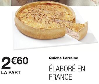 Monoprix Quiche lorraine offre