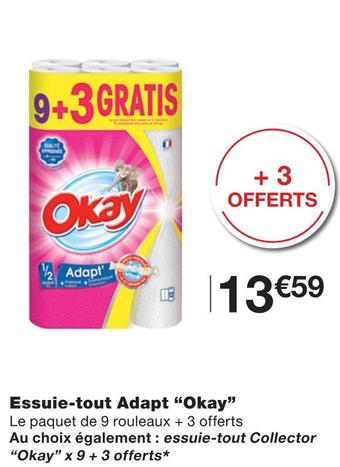 Monoprix Okay essuie-tout adapt offre