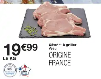 Monoprix Côte à griller offre