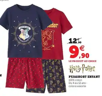 Super U Pyjashort Enfant offre