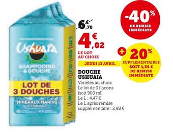 U Express Ushuaia douche offre