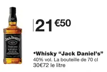 Monoprix Jack daniel’s whisky offre