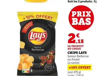 U Express Lays chips offre