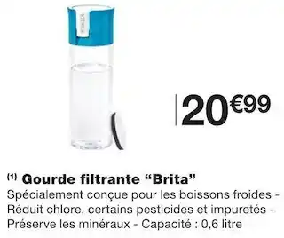 Monoprix Brita (1) gourde filtrante offre