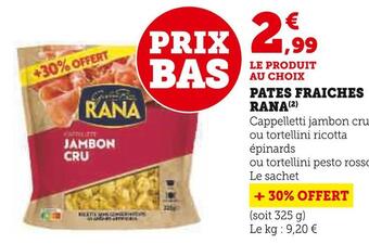 U Express Rana pates fraiches offre