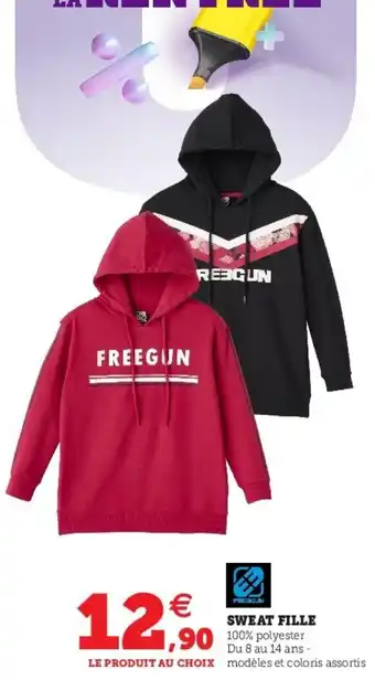 Super U Sweat Fille offre