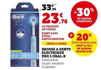 Oral-b brosse a dents electrique pro 1