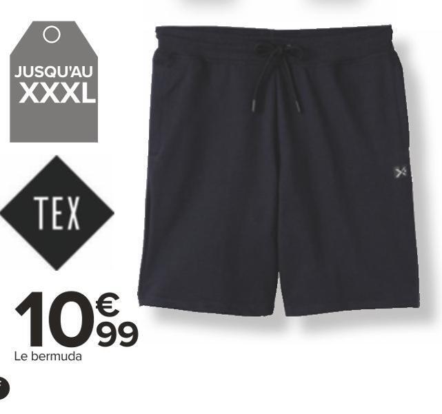 Bermuda homme tex discount carrefour