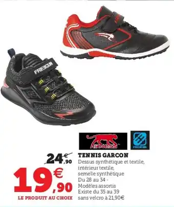 Super U Tennis Garcon offre