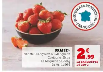 Super U Fraise offre