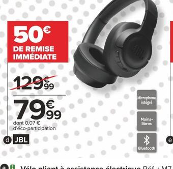Carrefour Jbl casque sans fil offre