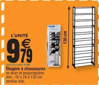 Cora x Carrefour étagère à Chaussures offre