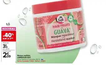 Carrefour Market Carrefour soft masque capillaire offre